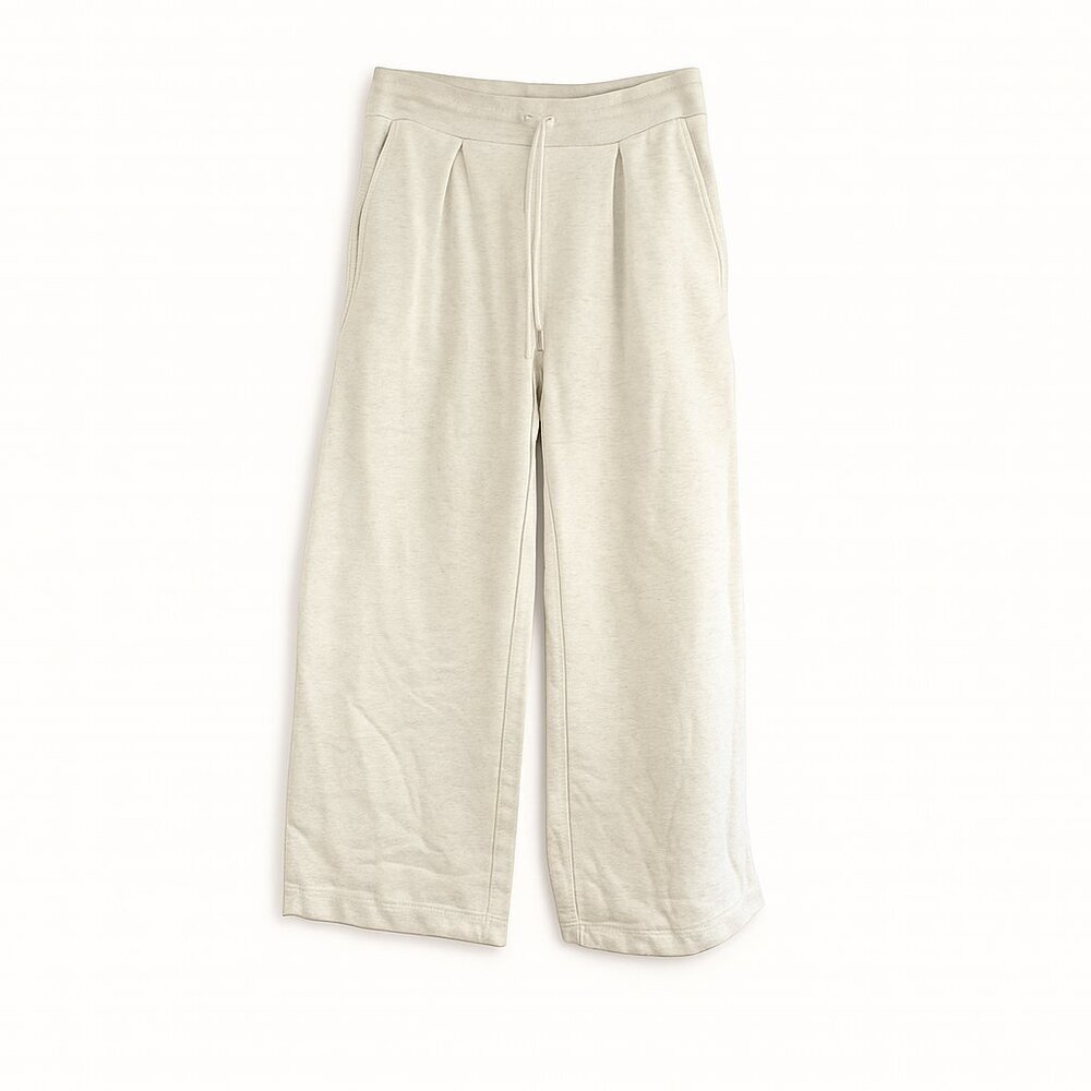 Ulla Johnson Clarke Preppy Travel Relaxed Wide Leg Lounge Pants Mist Gray Small